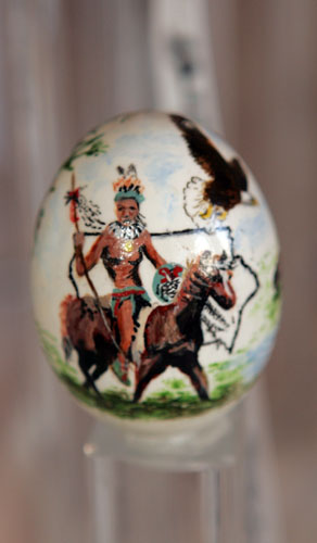 painted egg by Ms. Ellie Radcliff, West Des Moines, IA