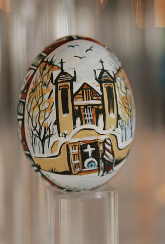 painted egg by Mr. Ruben Gallegos, Albuquerque, NM