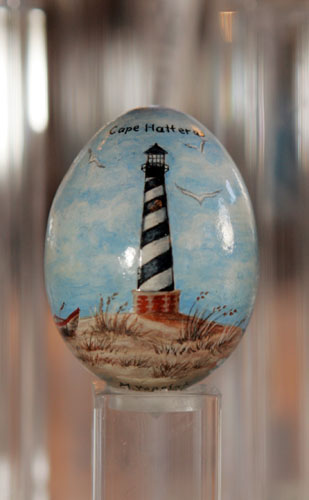 painted egg by Ms. Margaret A. Vopelak, Cary, NC
