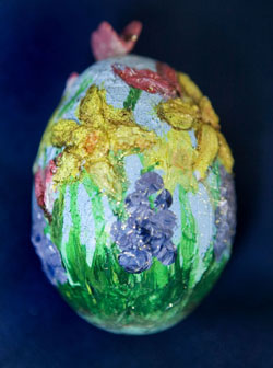 Painted egg by Barbara Lee Watkins