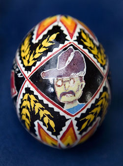 Painted egg by Betty L. Klym
