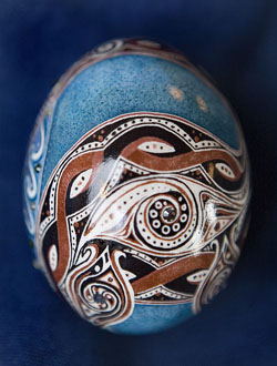 Painted egg by Stormy Heiner