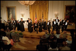 Students from the Duke Ellington School of Arts perform for the President at the Celebration of African-American Music, History and Culture in the East Room May 28, 2002. 