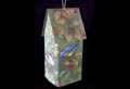 Paper bird feeder ornament by Catherine McClung, Whitmore Lake, MI