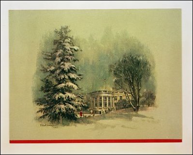 1965 White House Holiday Card.