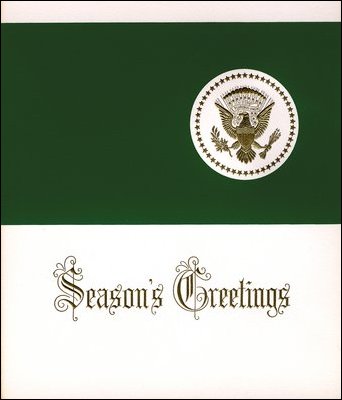 1961 White House Holiday Card