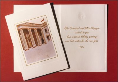 1984 White House Holiday Card.