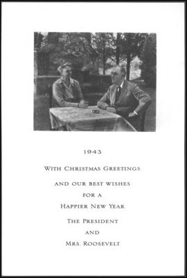1943 White House Holiday Card.