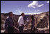 President Gerald R. Ford enjoys the view from Artist Point at Yellowstone National Park, Wyoming, 1976. Courtesy Gerald R. Ford Presidential Library