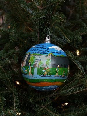 Massachusetts Congressman Stephen Lynch selected artist Daniel McCole to decorate the 9th District's ornament for the 2008 White House Christmas Tree.