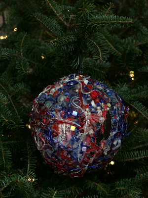 California Congressman Buck McKeon selected artist Celeste Korthase Hapner to decorate the 25th District's ornament for the 2008 White House Christmas Tree.