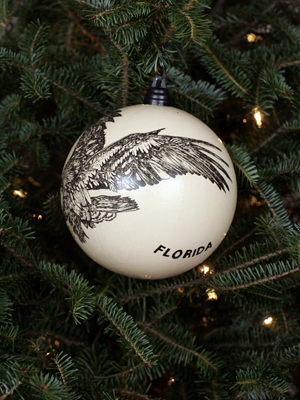 Florida Congressman Cliff Stearns selected artist Helynn Byers to decorate the 6th District's ornament for the 2008 White House Christmas Tree. 