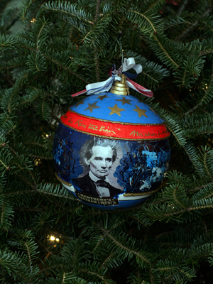 Kentucky Congressman John Yarmuth selected artist Ed Hamilton to decorate the 3rd District's ornament for the 2008 White House Christmas Tree.