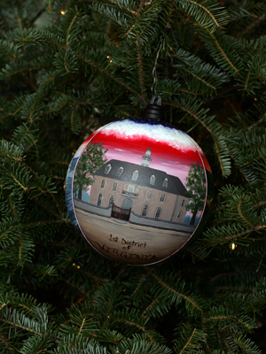 Virginia Congressman Rob Wittman selected artist Grace Kettell to decorate the 1st District's ornament for the 2008 White House Christmas Tree