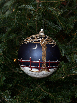 Massachusetts Congressman Mike Capuano selected artist Jessica Swegel to decorate the 8th District's ornament for the 2008 White House Christmas Tree.