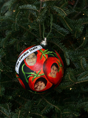 New Jersey Congressman Rodney Frelinghuysen selected artist Elaine Provost to decorate the 11th District's ornament for the 2008 White House Christmas Tree.