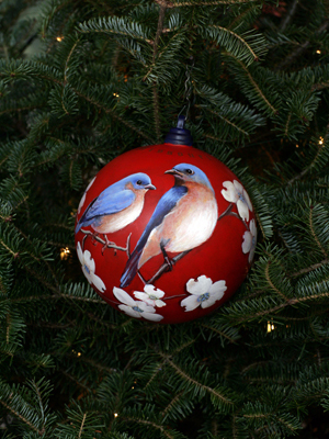 Missouri Congresswoman Jo Ann Emerson selected artist Cleda Curtis-Neal to decorate the 8th District's ornament for the 2008 White House Christmas Tree