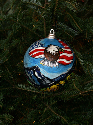 Colorado Congressman John Salazar selected artist Elvira Butler to decorate the 3rd District's ornament for the 2008 White House Christmas Tree. 