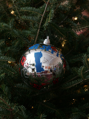 Minnesota Congressman Collin Peterson selected artist Kelsey Gunvalson to decorate the 7th District's ornament for the 2008 White House Christmas Tree.