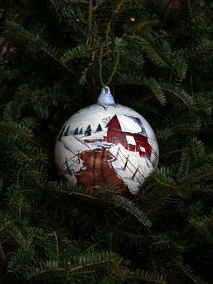 Indiana Congressman Mark Souder selected artist Walt Malicki to decorate the 3rd District's ornament for the 2008 White House Christmas Tree. 