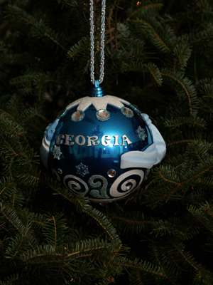 Georgia Congressman John Lewis selected artist Donald Bermudez to decorate the 5th District's ornament for the 2008 White House Christmas Tree.