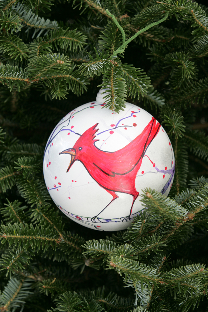 Virginia Congressman Bob Goodlatte selected artist P. Buckley Moss to decorate the 6th District's ornament for the 2008 White House Christmas Tree. 