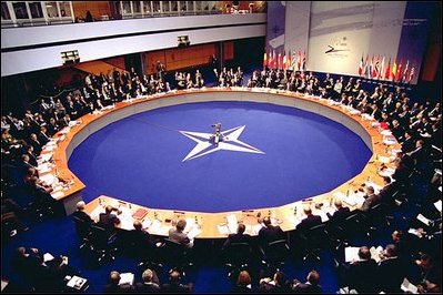 The North Atlantic Council Summit meets in Prague, Czech Republic, Nov. 21, 2002. White House photo by Eric Draper