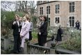 Monday, Feb. 21, 2005, Laura Bush tours the Erasmus Museum located in the Brussels’ home of the late Desiderius Erasmus, author of “Moriae Encomium.”