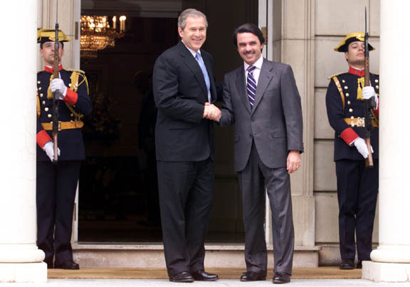 Joint Press Conference with President George W. Bush and President Jose Maria Aznar - Madrid, Spain