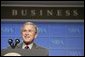 President George W. Bush addresses the National Small Business Week Conference in Washington, D.C., Wednesday, April 27, 2005. White House photo by Paul Morse