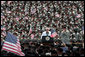 Vice President Dick Cheney addresses over 10,000 troops from the Army’s 3rd Infantry Division and the Georgia National Guard’s 48th Brigade Combat Team, Friday, July 21, 2006 at Fort Stewart, Ga. The Vice President thanked the soldiers for their service in Iraq during Operation Iraqi Freedom. White House photo by David Bohrer