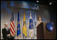 After being introduced by Health and Human Services Deputy Secretary Tevi Troy (pictured at left), Mrs. Laura Bush addresses the 2007 National Prevention and Health Promotion Summit Tuesday, Nov. 27, 2007, in Washington, D.C. "Poor health takes an enormous toll on our economy. Sick workers cost businesses millions of dollars in lost productivity," said Mrs. Bush. "The private sector, and government, pay even more in insurance and health care costs. Medical treatment for chronic diseases costs $1.5 trillion dollars a year." White House photo by Shealah Craighead