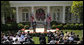 President George W. Bush and Prime Minister Gordon Brown hold their joint press availability Thursday, April 17, 2008, in the Rose Garden of the White House. White House photo by Noah Rabinowitz
