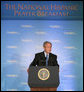 President George W. Bush delivers remarks Thursday, June 26, 2008, during the National Hispanic Prayer Breakfast, hosted by Esperanza, at the J.W. Marriott Hotel in Washington, D.C. Established in 2002, Esperanza works with more than 5,000 Hispanic churches and ministries committed to raising awareness and identifying resources to strengthen the Hispanic community. White House photo by Chris Greenberg