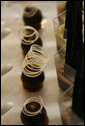 Desserts with a design flair were created by White House Executive Pastry Chef William Yosses for the 2008 Cooper-Hewitt National Design Awards buffet reception in the East Room on July 14, 2008. White House photo by Shealah Craighead