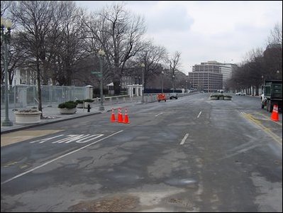 Pennsylvania Ave West view.