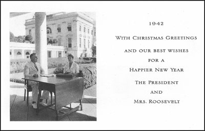 1942 White House Holiday Card.