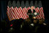 Vice President Dick Cheney addresses employees of the Philadelphia Regional Financial Center Thursday, May 8, 2008, following a tour of the facility in Philadelphia. "It's a great day for the American people," said the Vice President. "Well over seven million Americans have already received their rebates by electronic deposit. And starting today, at this facility, the checks will start printing at the rate of a thousand every minute...the President and I appreciate all the hard work that you put in to make it possible." 