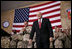 Vice President Dick Cheney participates in a rally for the troops at Bagram Air Base, Afghanistan Monday, Dec. 19, 2005.