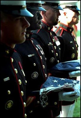 Memorial Service at Camp David, Sept. 23, 2001.
