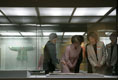 Laura Bush is joined by Lisa Vershbow, left, wife of U.S. Ambassador to Korea Alexander Vershbow, as they tour the Busan Museum Saturday, Nov. 19, 2005, in Busan, Korea.