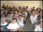 Iraqi boys and girls are excited to learn in their first year of school without Saddam.