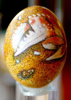 Painted egg by Kyila Sninsky, Orinda, CA