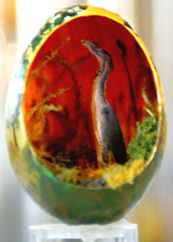 Painted egg by Dr. John Doerr, Ellicott City, MD