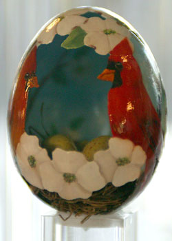Painted egg by Wendy Payseur, Lincolnton, NC