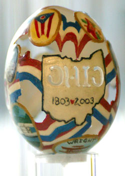 Painted egg by Dawn Smith, Canton, OH