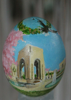 Painted egg by Gerald King