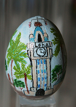 Painted egg by Shirley Yamamura