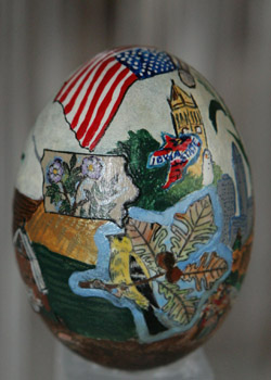Painted egg by Shannon Rodgers