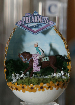 Painted egg by Alice F. Shearer
